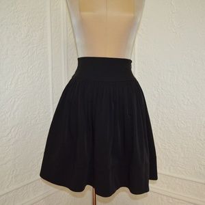 Diane von Furstenberg Black A Line Skirt